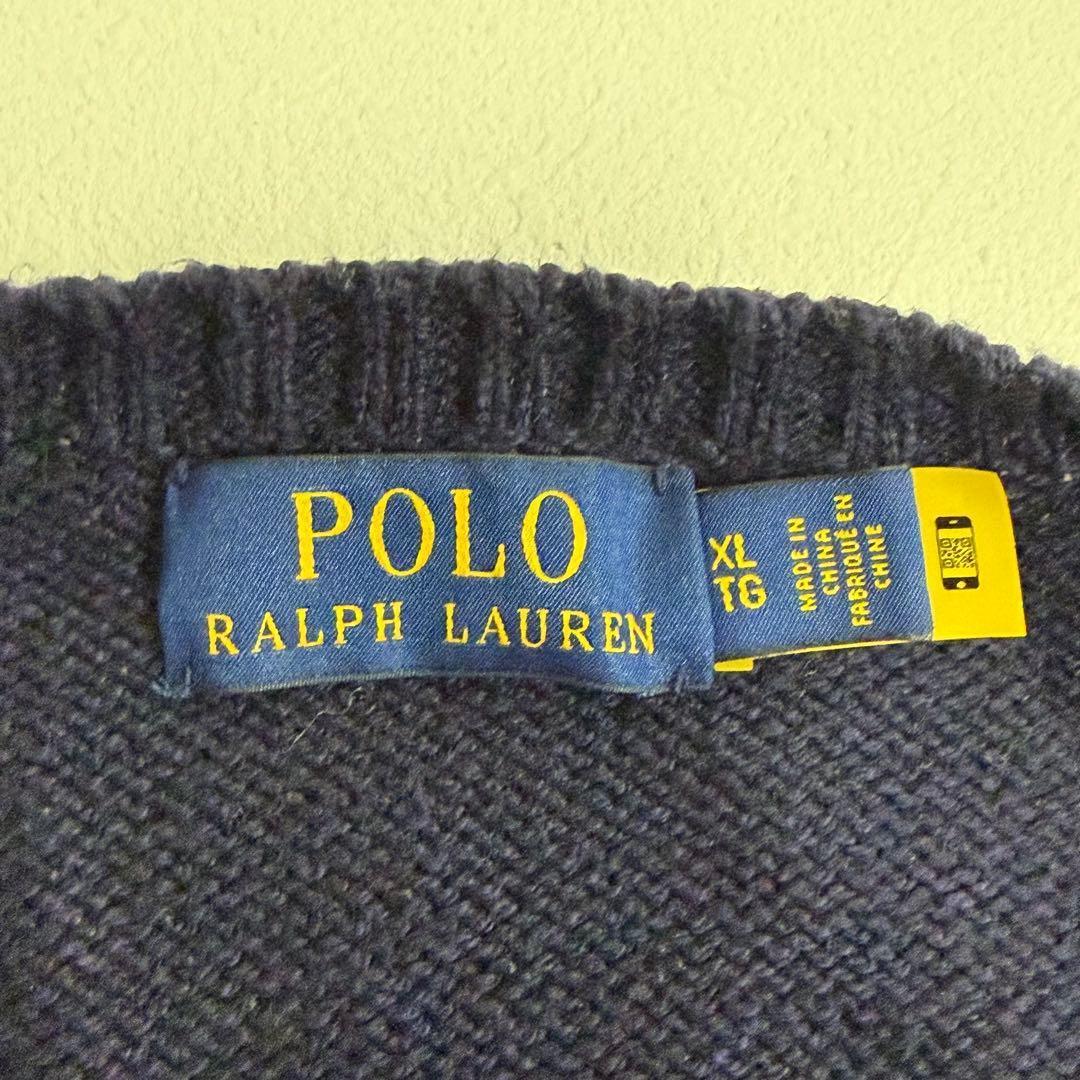 ポロラルフローレン 30周年記念 ポロベア ニット セーター ネイビー XL