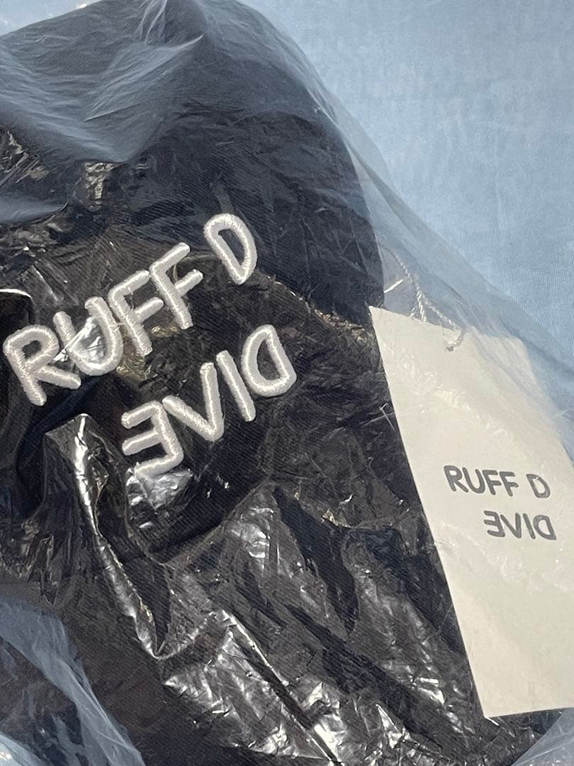 ☆韓国アパレル RUFF D DIVE キャップ 黒 ソイングク 完売品☆