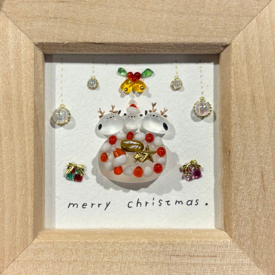 ティーカップパンダ＊ シーグラスアート