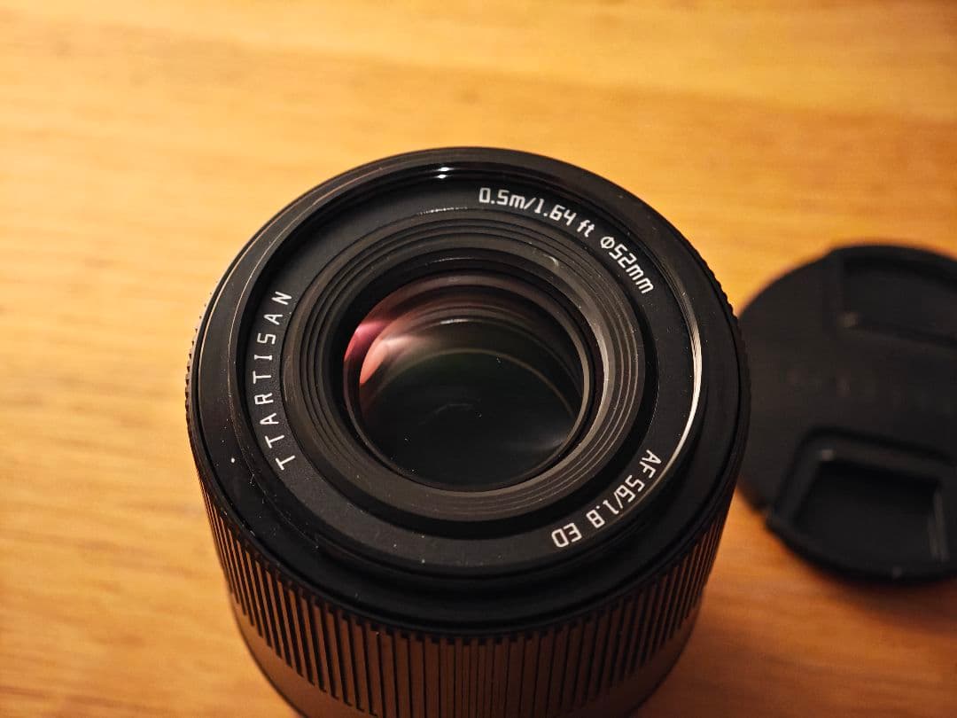 【ほぼ未使用】TTartisan AF 56mm f/1.8 Xマウント