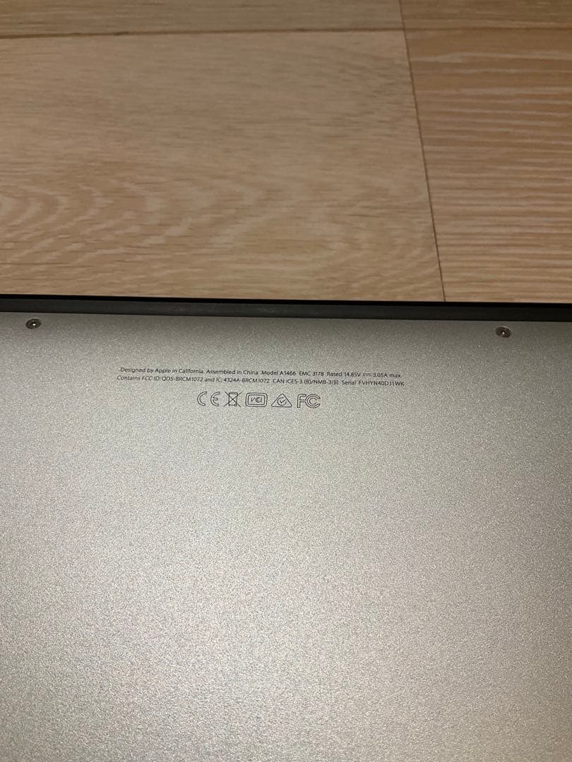 MacBookAir 2017 13インチ 8GB