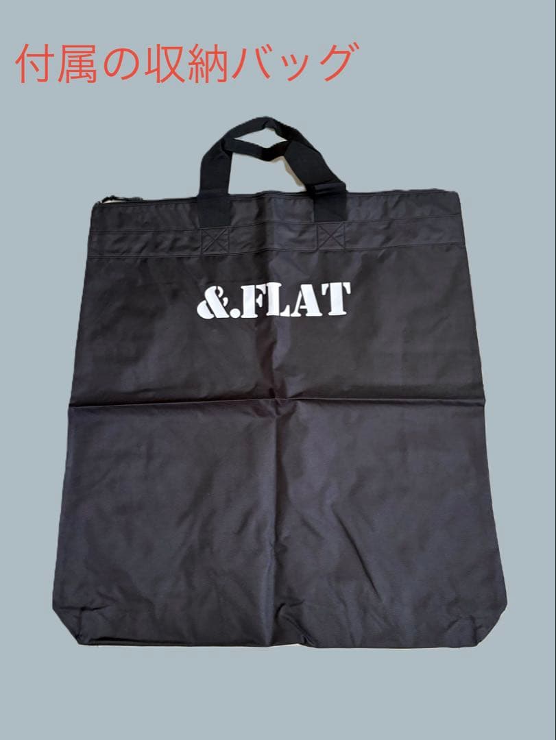 アンドフラット&FLATブラックメタリック折り畳キャリーFL14-4-00001