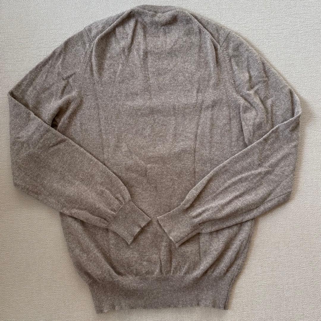 FEDELI ベージュ クルーネックセーター