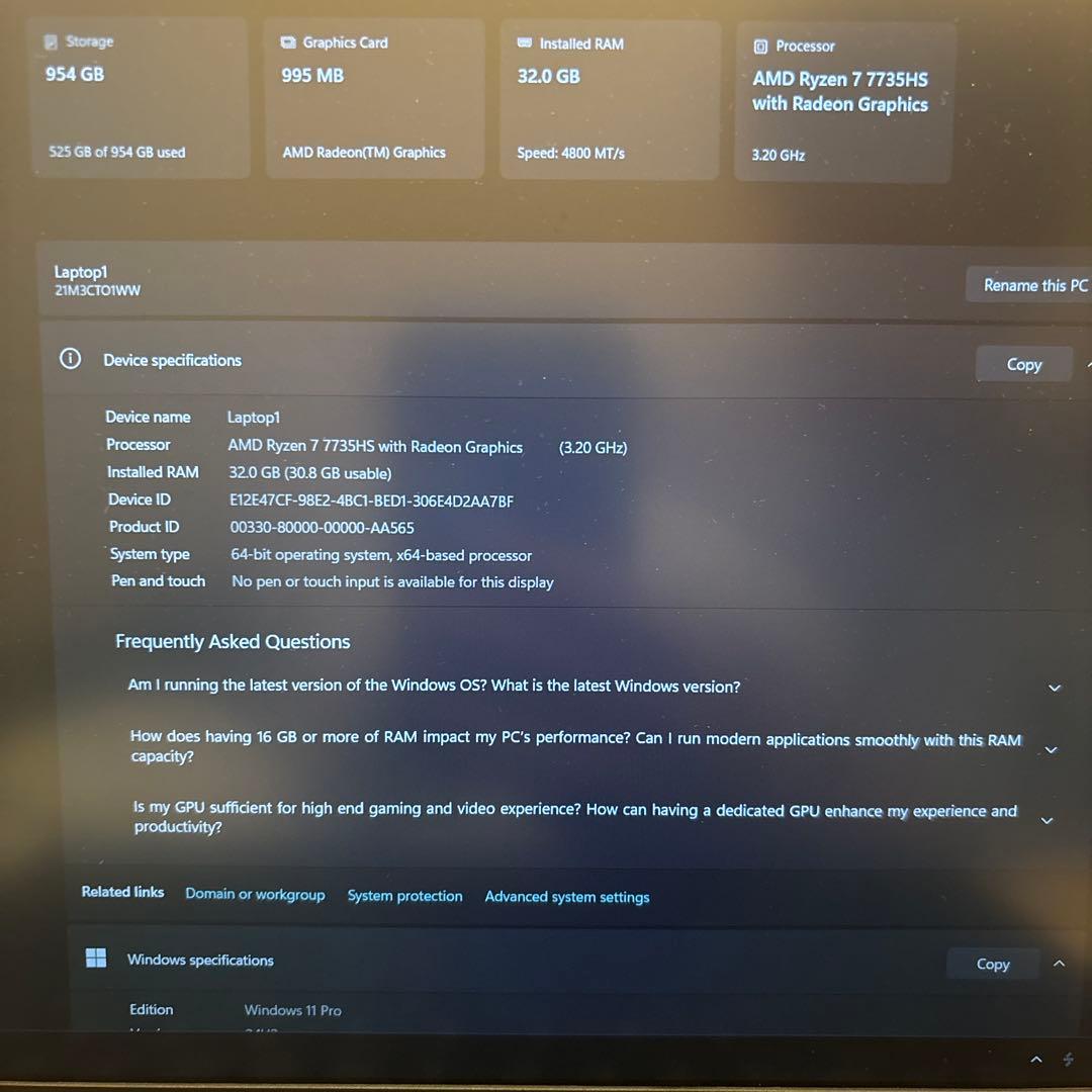 Windowsノート本体 Lenovo ThinkPad E14 AMD