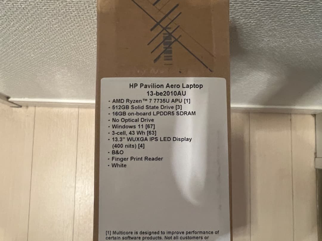 T*K様 【未開封品】HP ノートパソコン Pavilion Aero 13-b