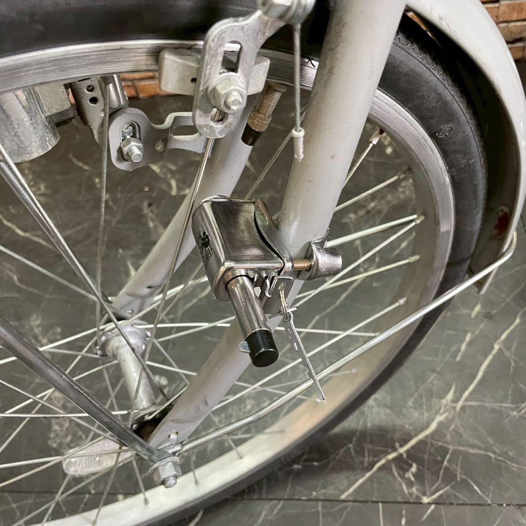 引き取り価格【92】子供用自転車 innovation factory グレー