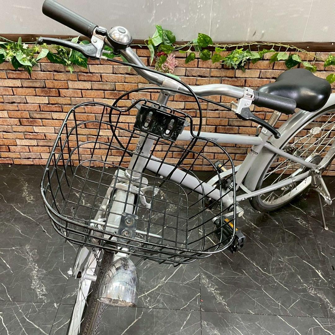 引き取り価格【92】子供用自転車 innovation factory グレー