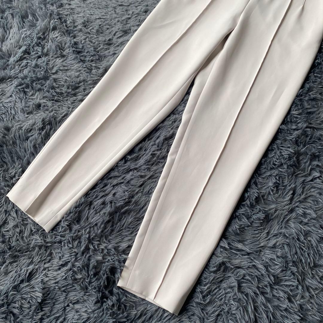 ナチュラルビューティーベーシック ノーカラーセットアップ パンツスーツ L