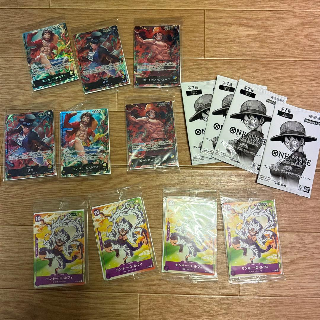 ワンピースカードゲーム　プロモ　未開封品　セブンイレブン揚げ物コラボ　ニカや三兄