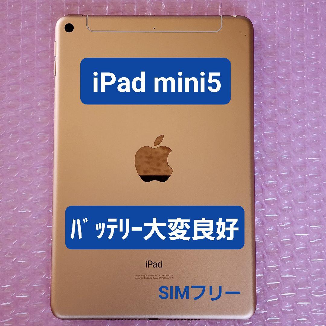 良品　iPad mini5　バッテリー大変良好　Wi-Fi+Cellular