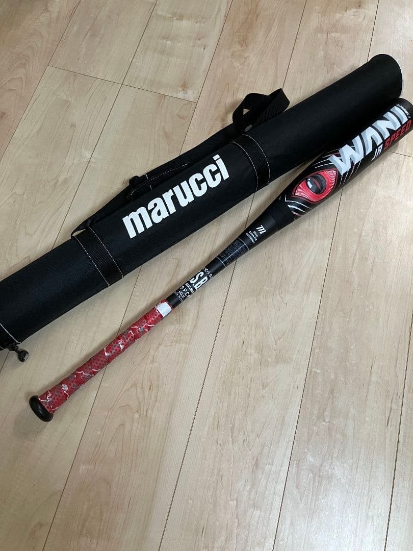 marucci ワニクラッシャー　赤ワニ　少年軟式バット 専用ケース付き
