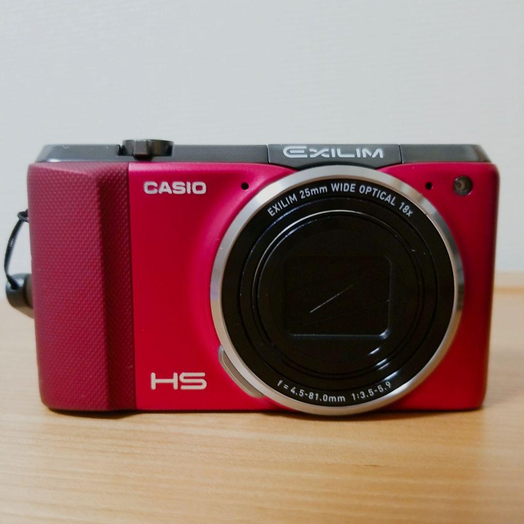 極美品　CASIO デジタルカメラ　EXLIM EX-ZR800　レッド