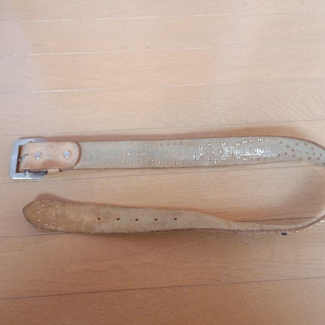 ウルフズヘッド スタッズ レザーベルト