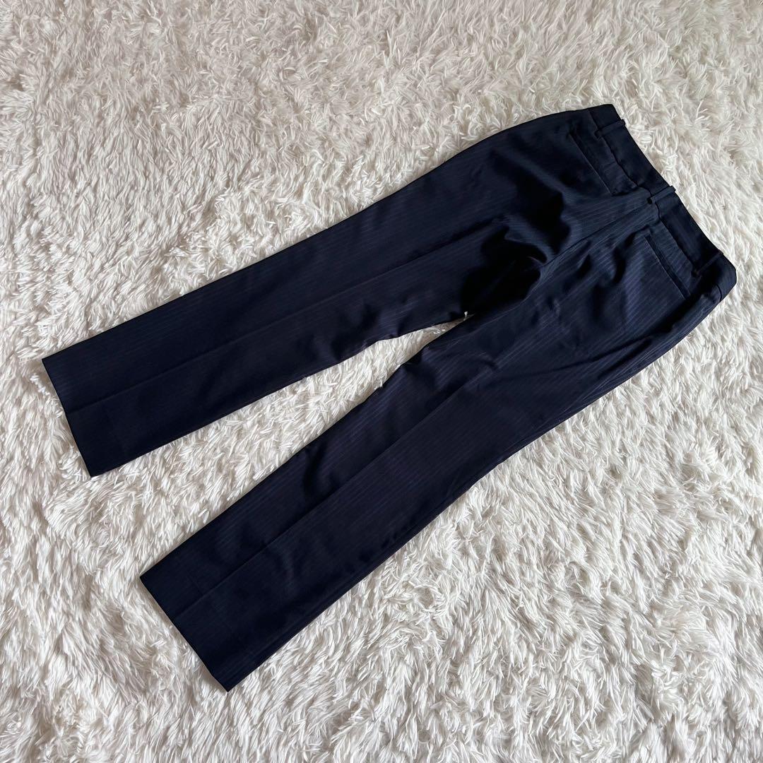 【2点まとめ】オリヒカ　パンツスーツ　グレー+レミュー　セットアップ　ネイビー