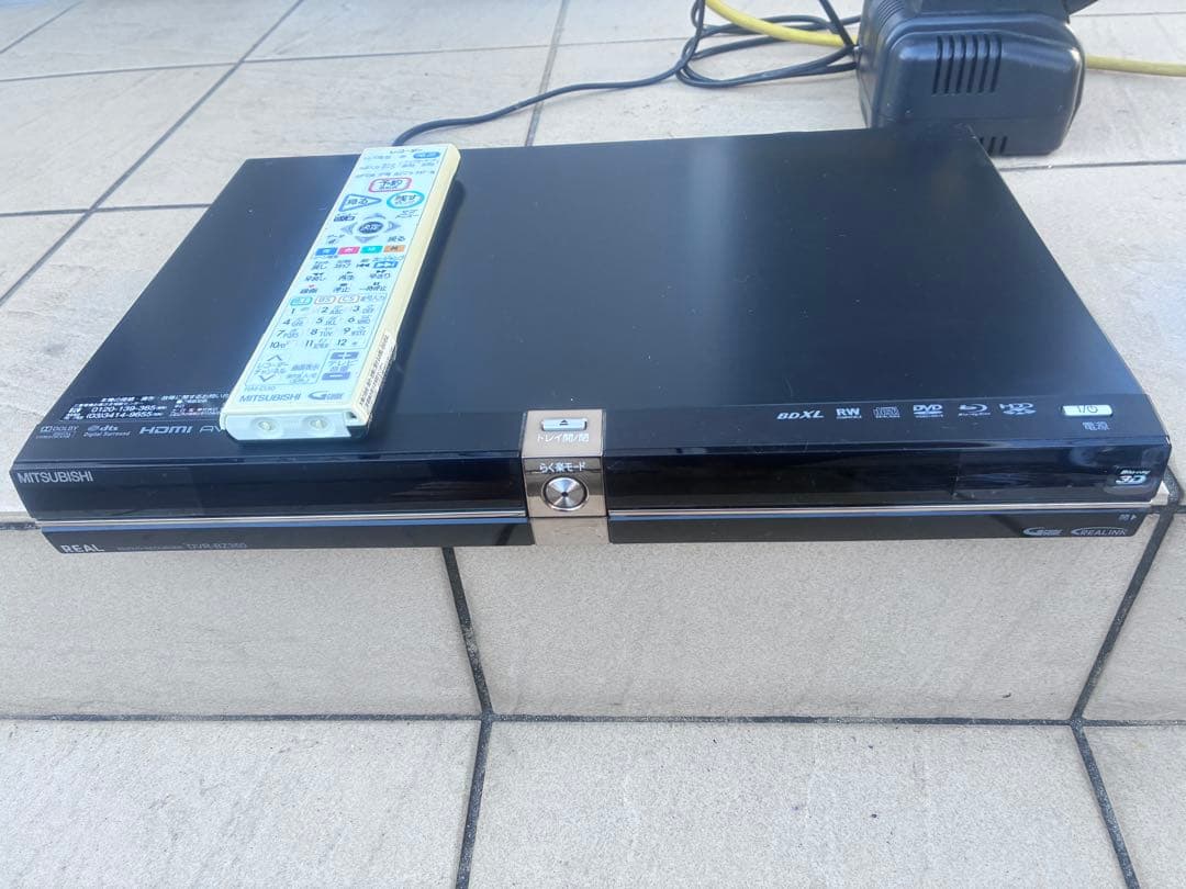 三菱 BDレコーダー DVR-BZ350 リモコン付きジャンク品
