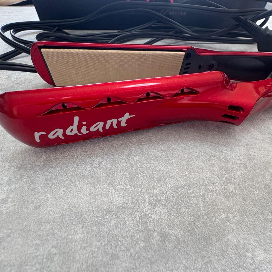 【美品】radiant プロフェッショナルヘアアイロン 28mm