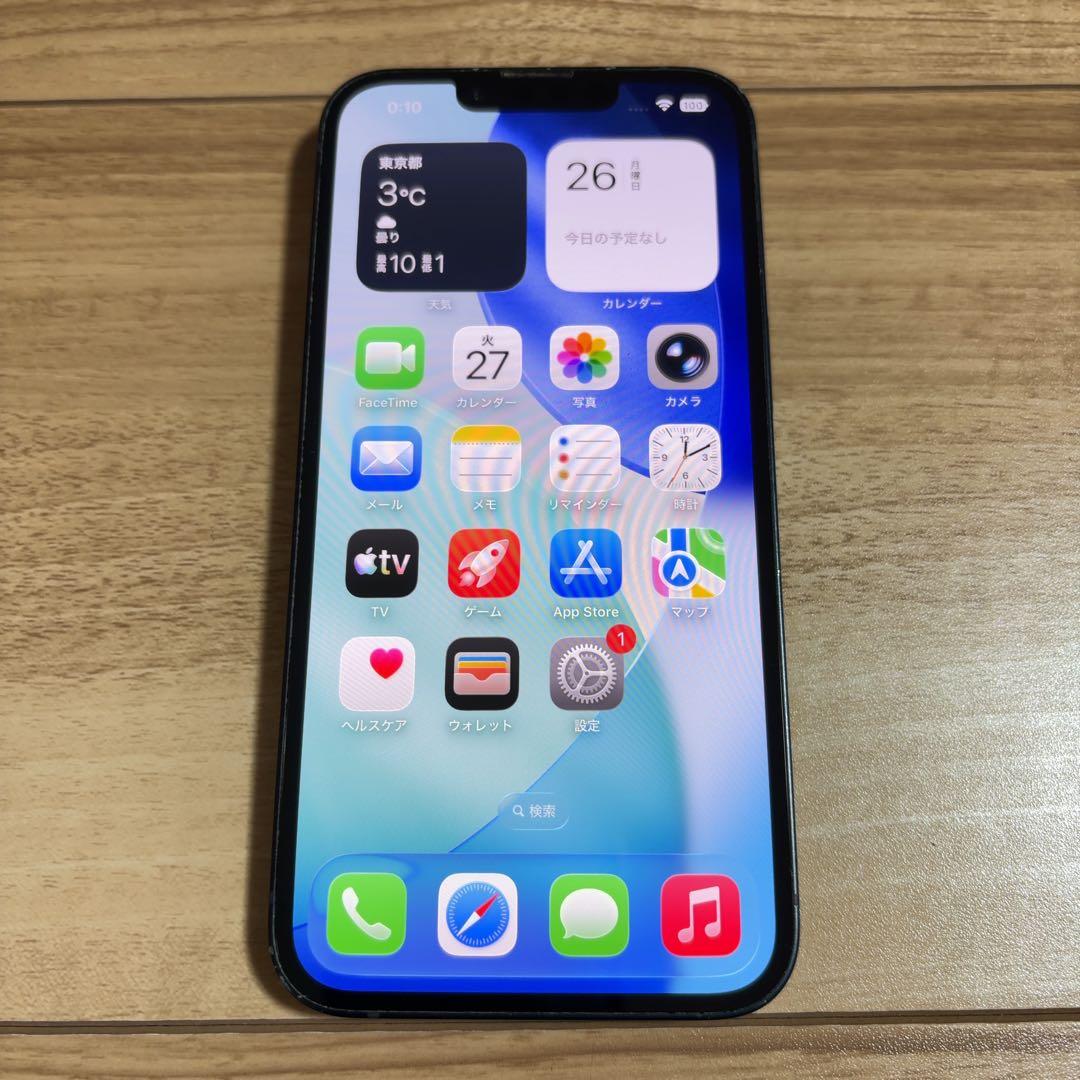 バッテリー新品 iPhone14 128GB ミッドナイト