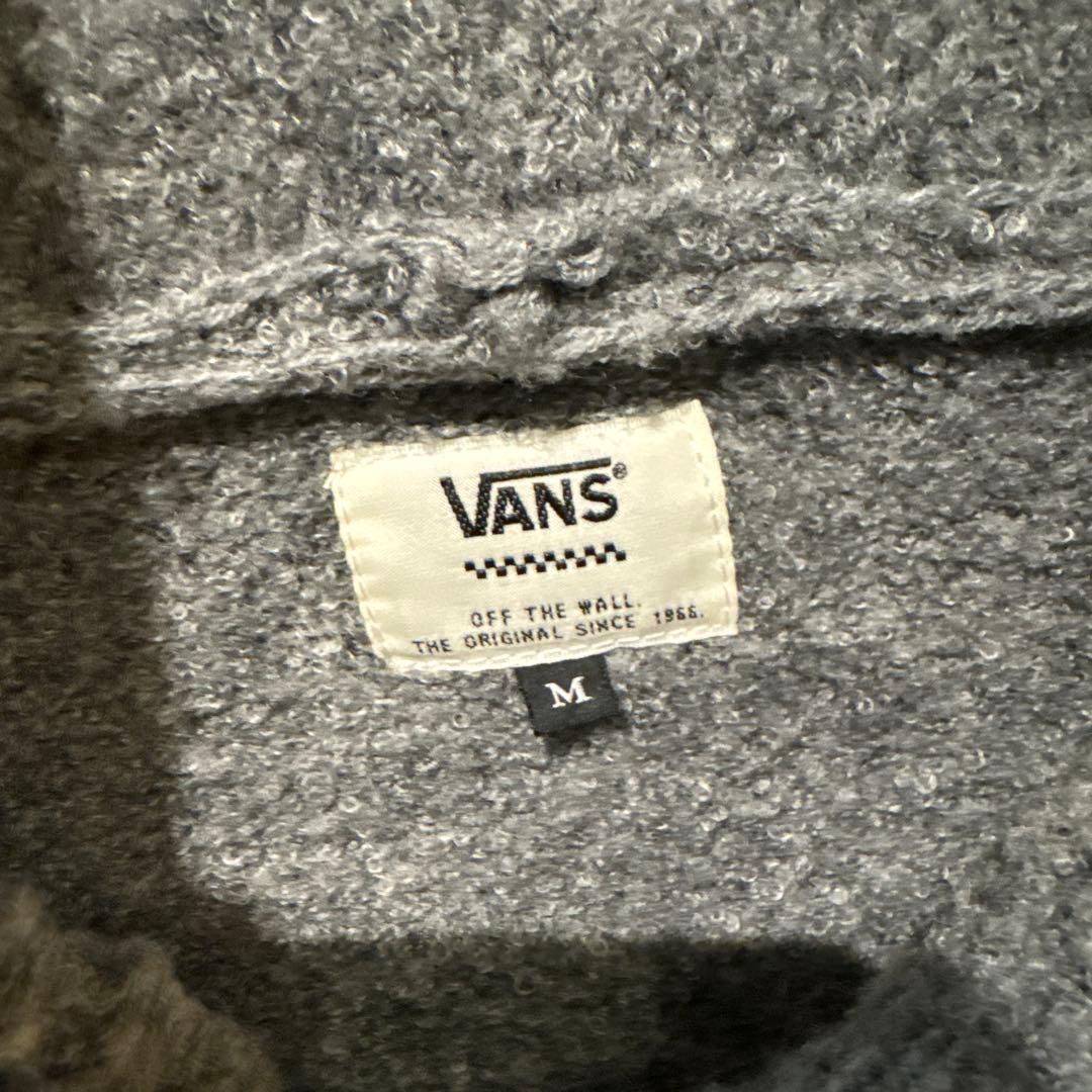 蘭*様 VANS フード付きニットセーター M グレー 66