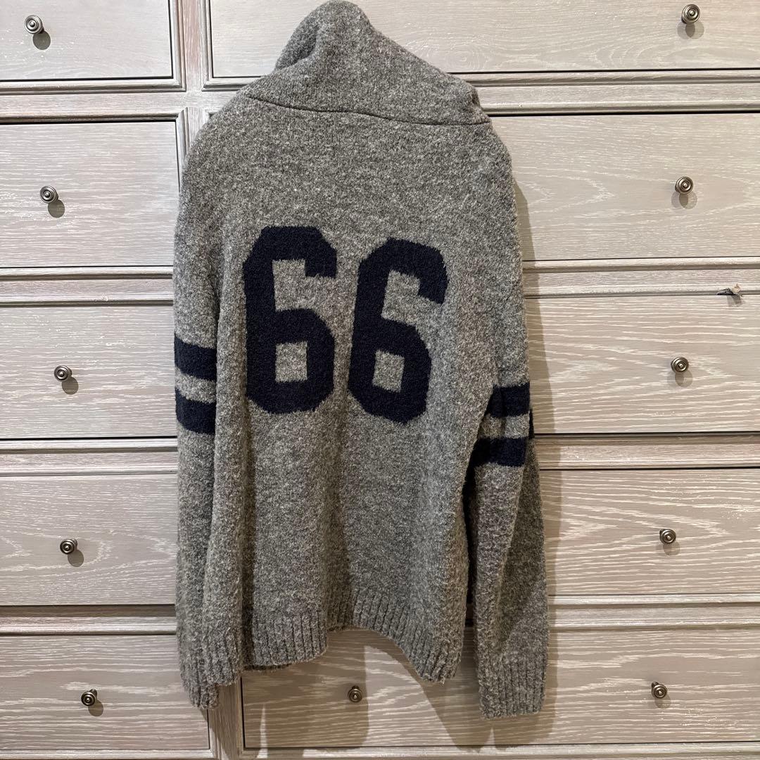 蘭*様 VANS フード付きニットセーター M グレー 66