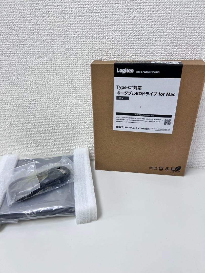 #DVD103ロジテック ブルーレイドライブ LBD-LPWBWU3CMDG