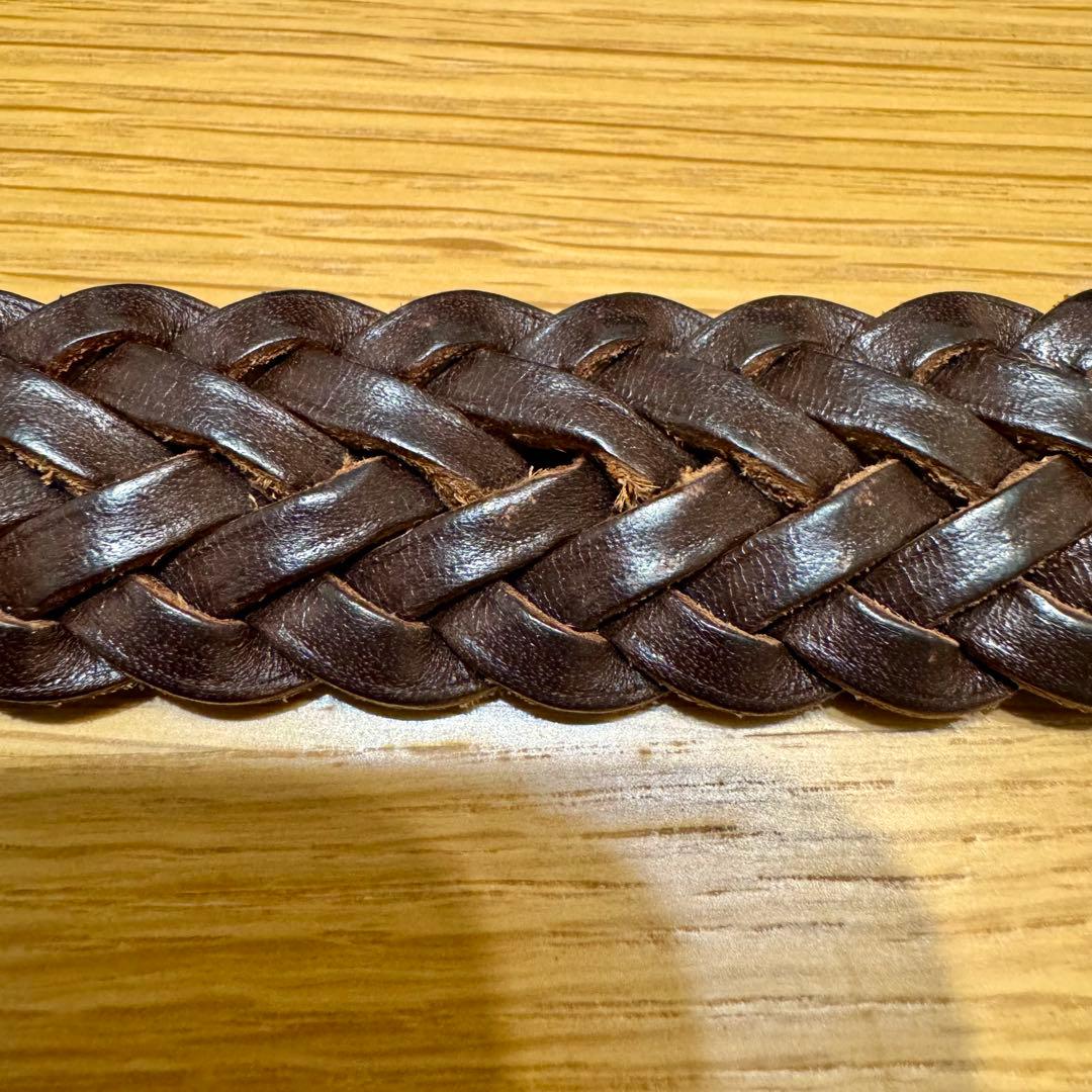 CHAMBORD SELLIER メッシュレザーベルト