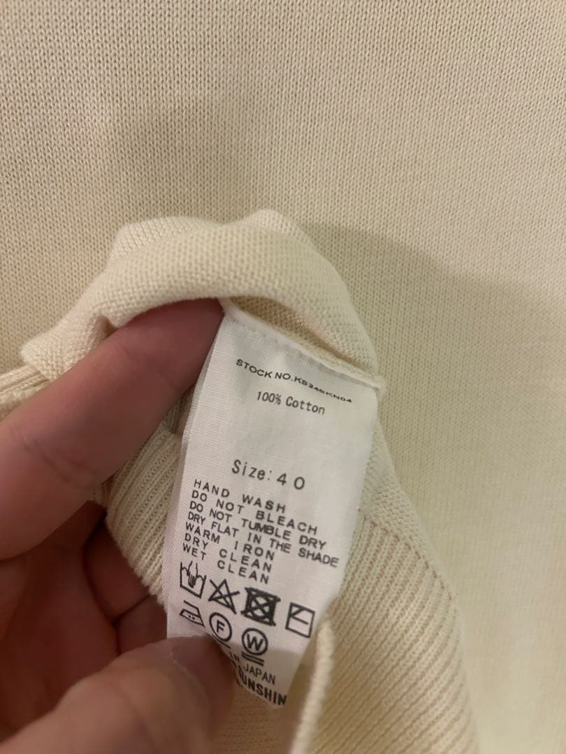 トップス Kaptain Sunshine Cotton Knit Shirt