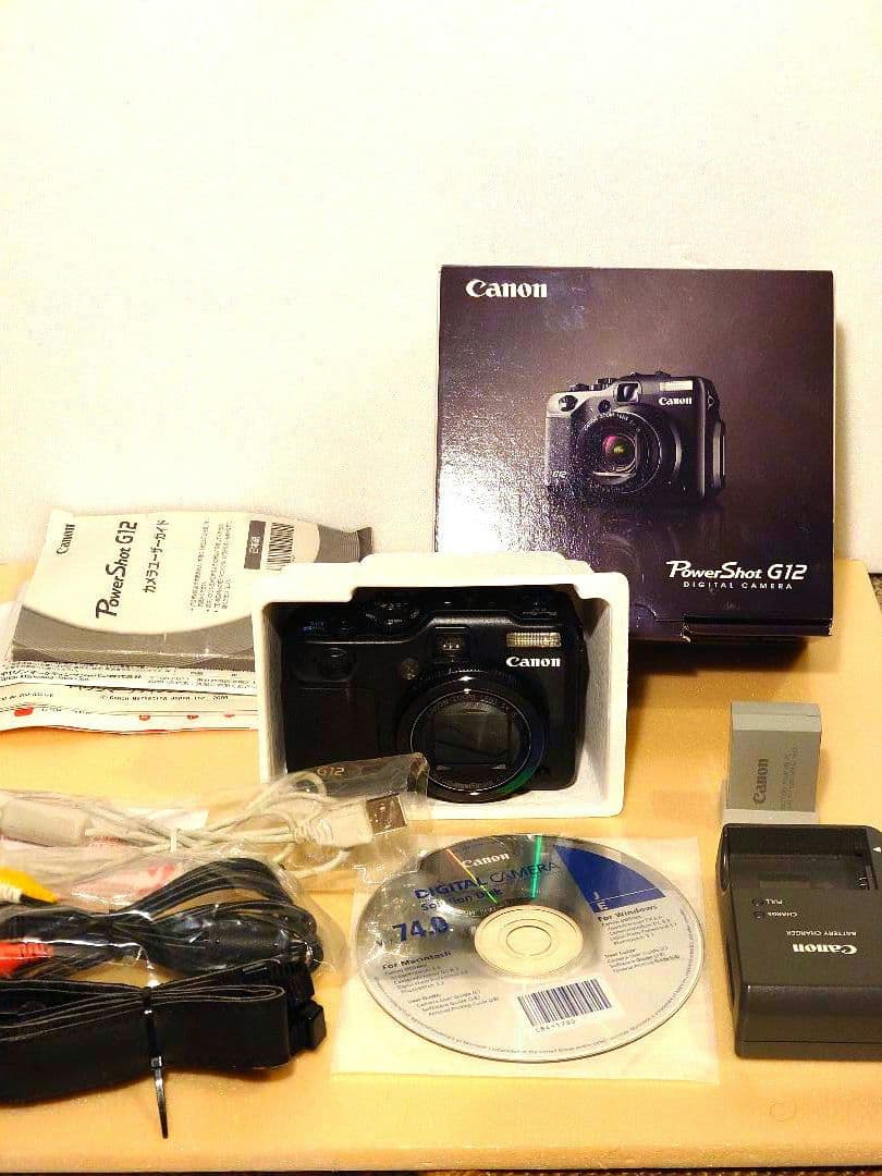 中古良品　Canon キヤノン PowerShot G12 PSG12 デジカメ
