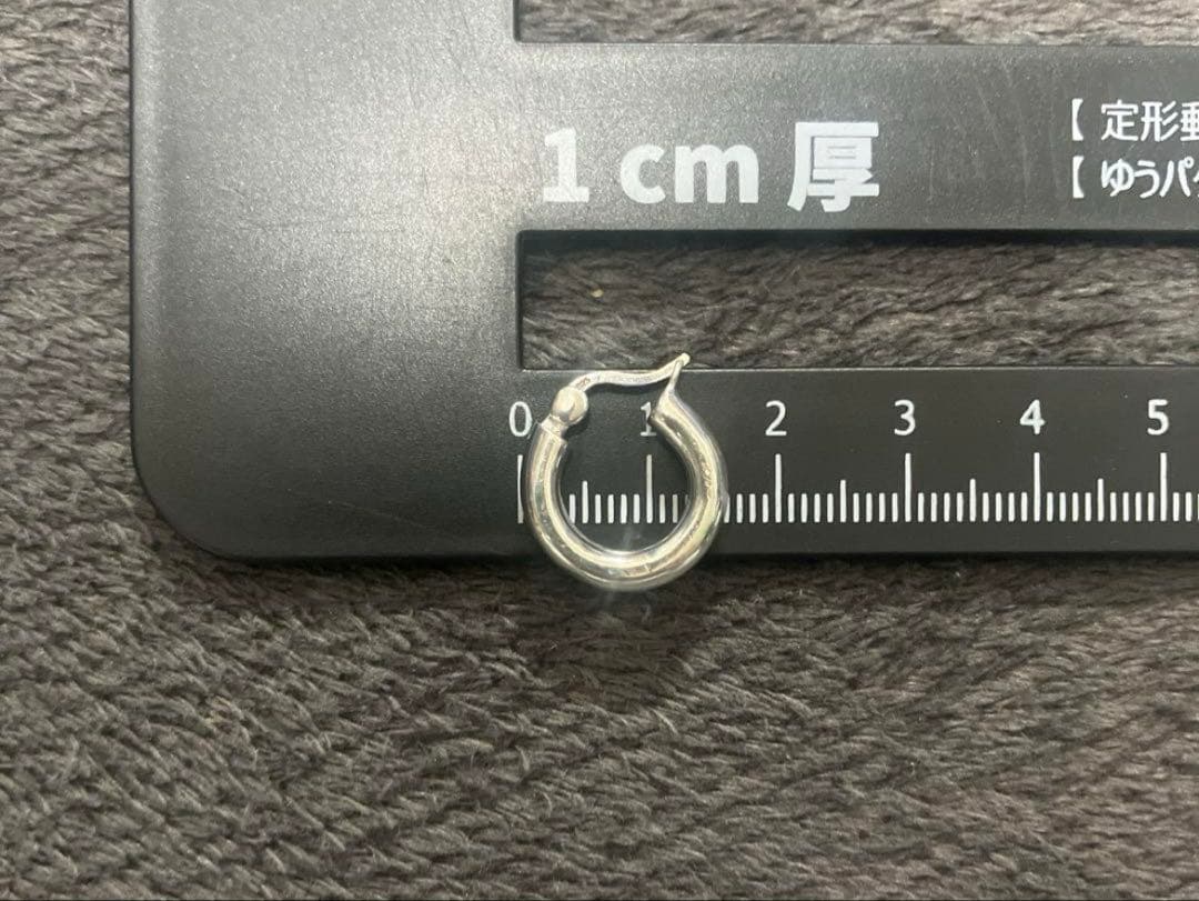 TOMWOOD シルバー フープピアス 片耳用　0705