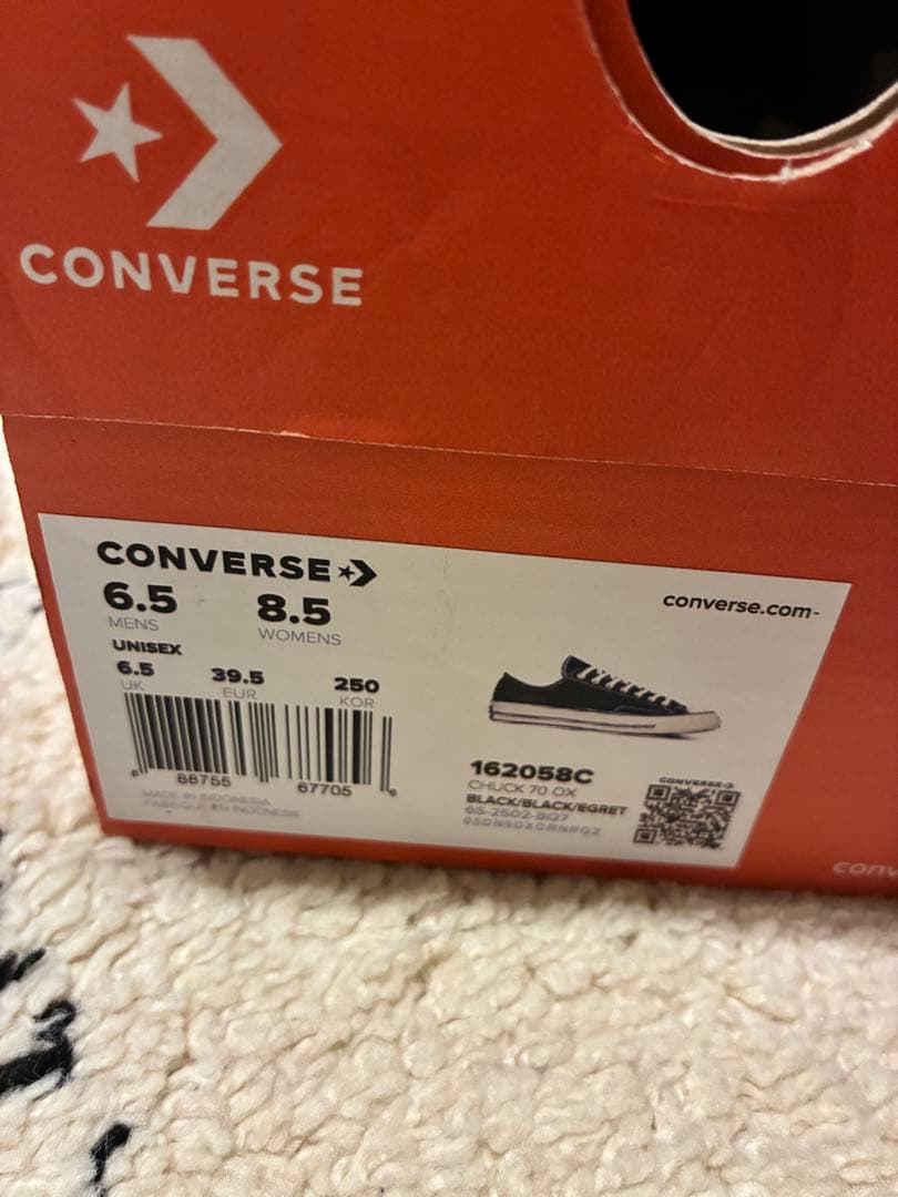 CONVERSE オールスター ブラック ローカット　ct70 チャックテイラー