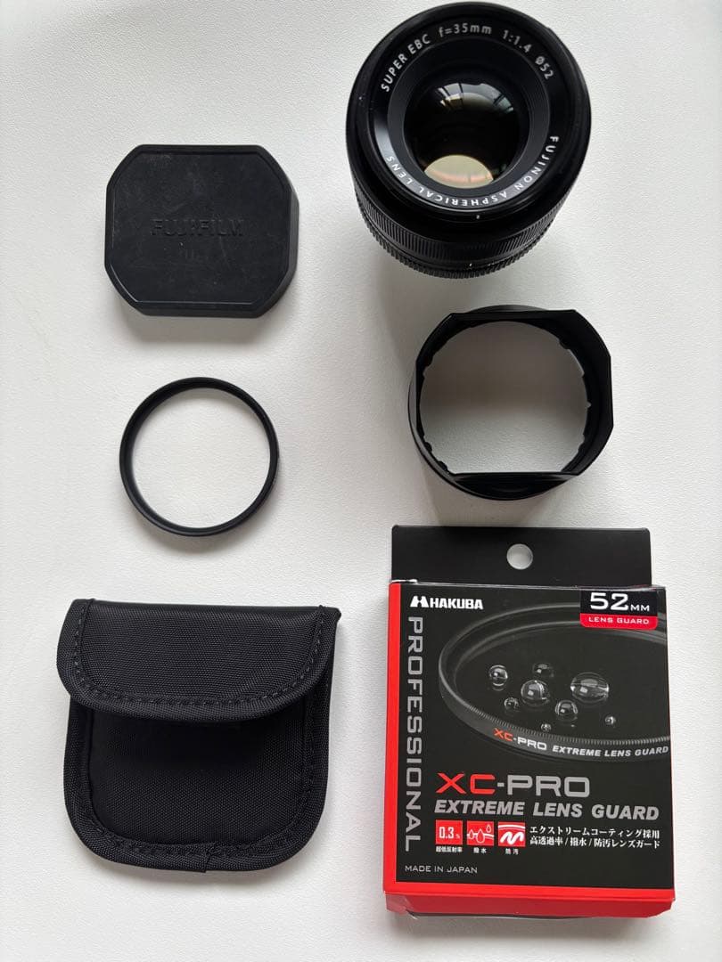 FUJINON 35mm f/1.4 単焦点レンズ＋レンズフィルター付き