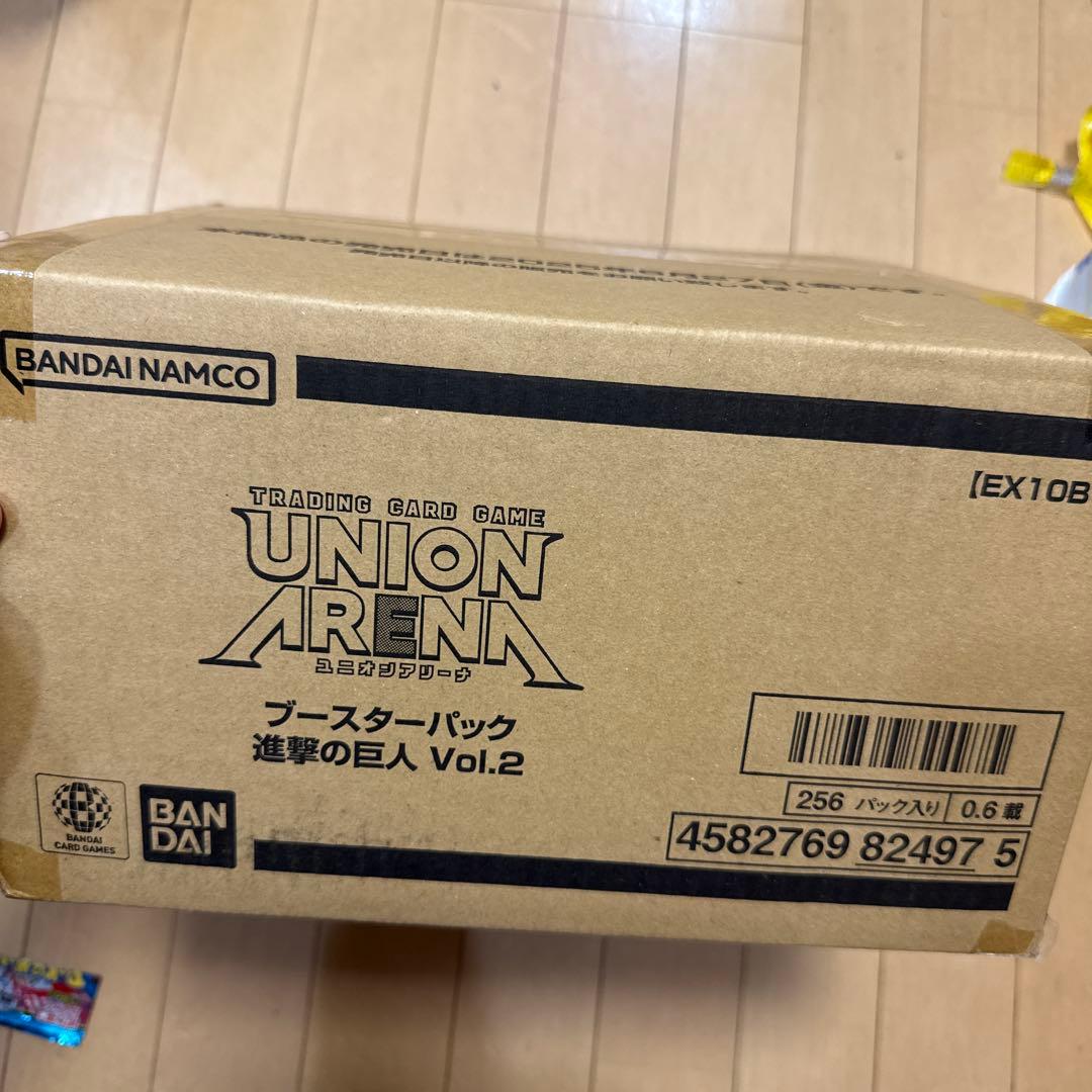 進撃の巨人 UNION ARENA Vol.2 1カートン100%新品未開封！