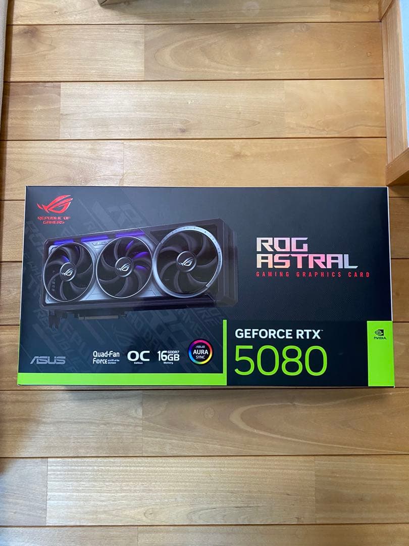 グラフィックボード・グラボ・ビデオカード ROG ASTRAL GeForce RTX 5080 16GB