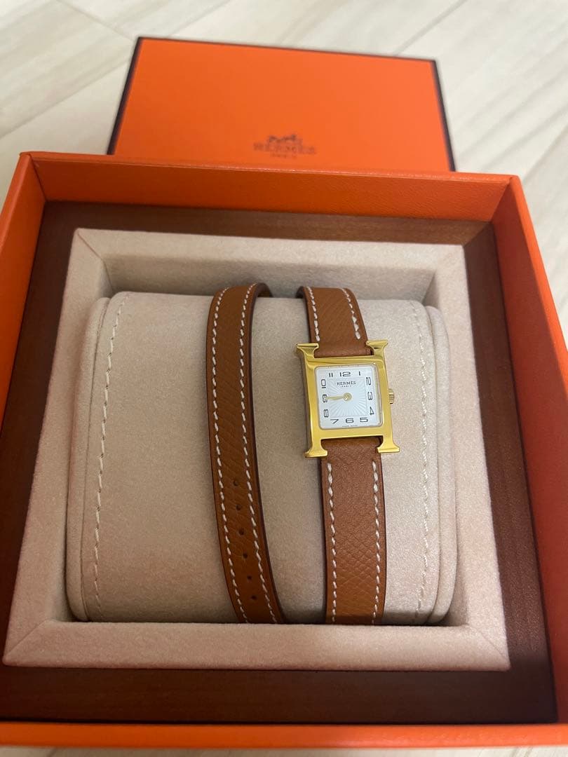 【新品】Hermes♡Hウォッチ　2連