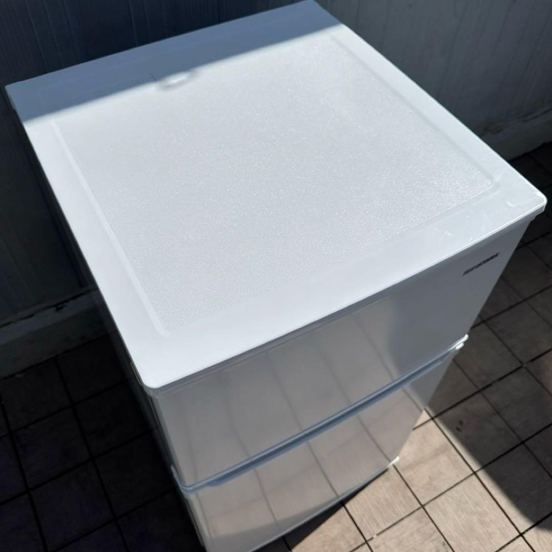 美品 アイリスオーヤマ 2021年製 冷蔵庫 90L コンパクト 小型 静音