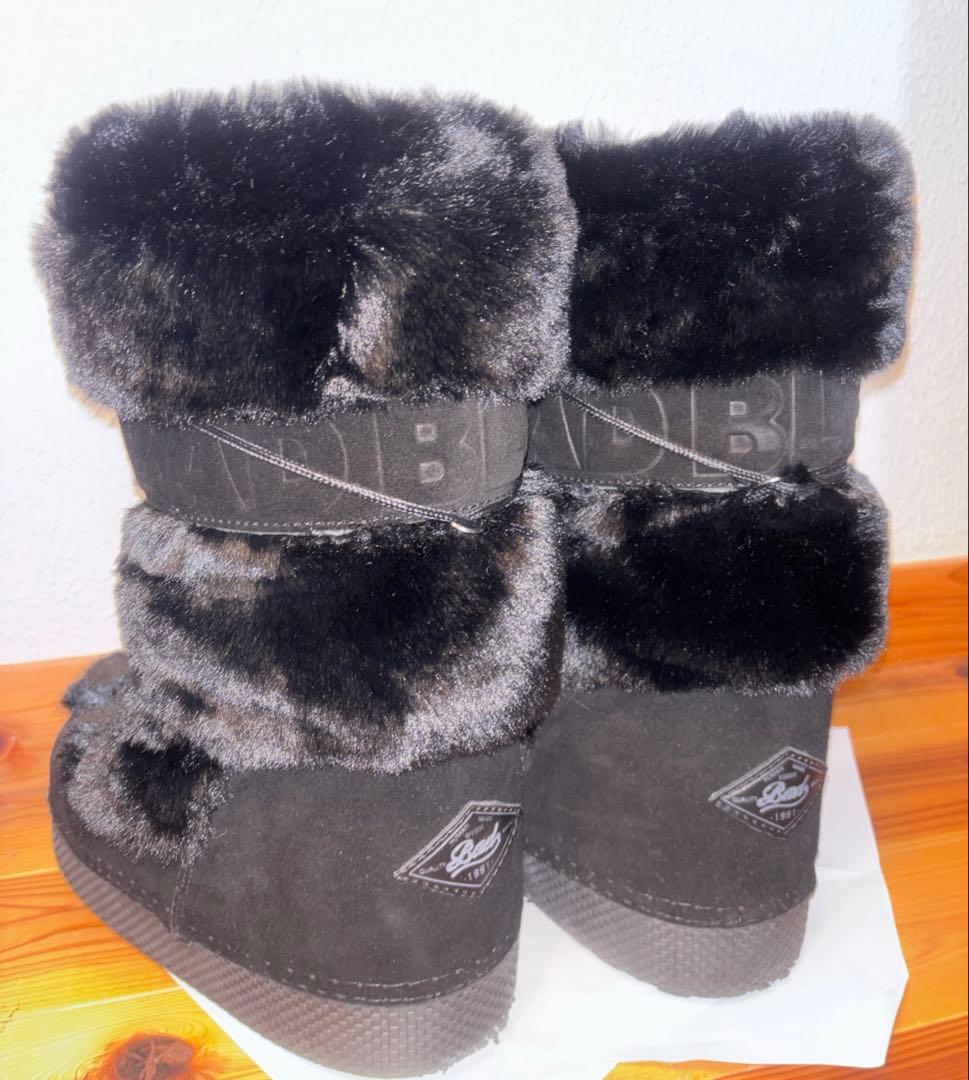 BADBLOODファーブーツ ブラック