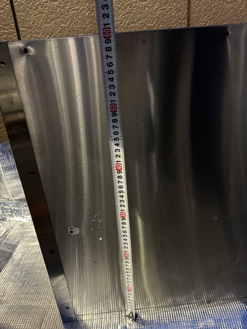 スライド扉式　吊り棚　ステンレス製品　食器棚　収納棚　中古品