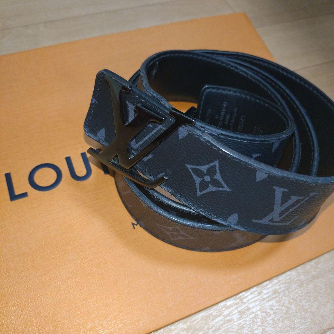 ルイヴィトン サンチュール LVイニシャル モノグラムエクリプス ベルト