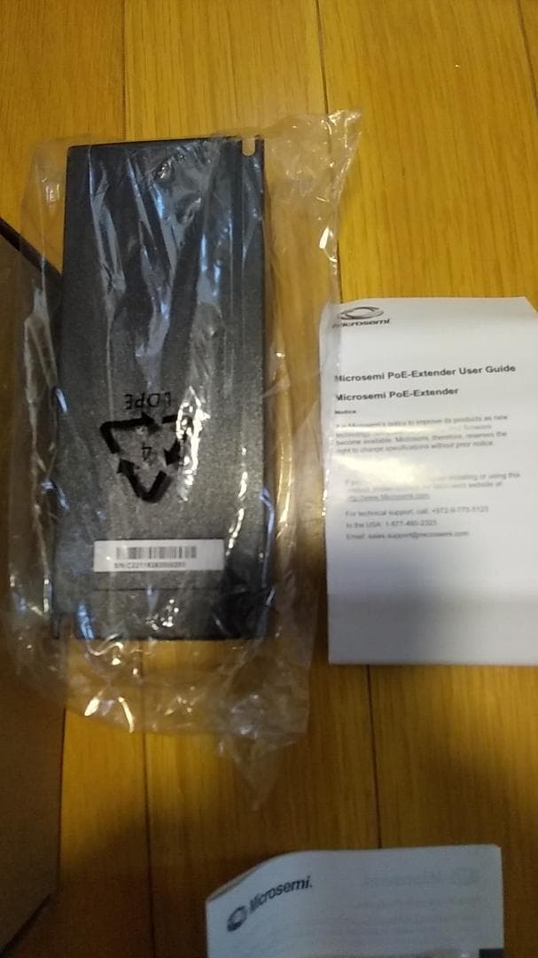 PoEエクステンダー 電源ケーブル付き