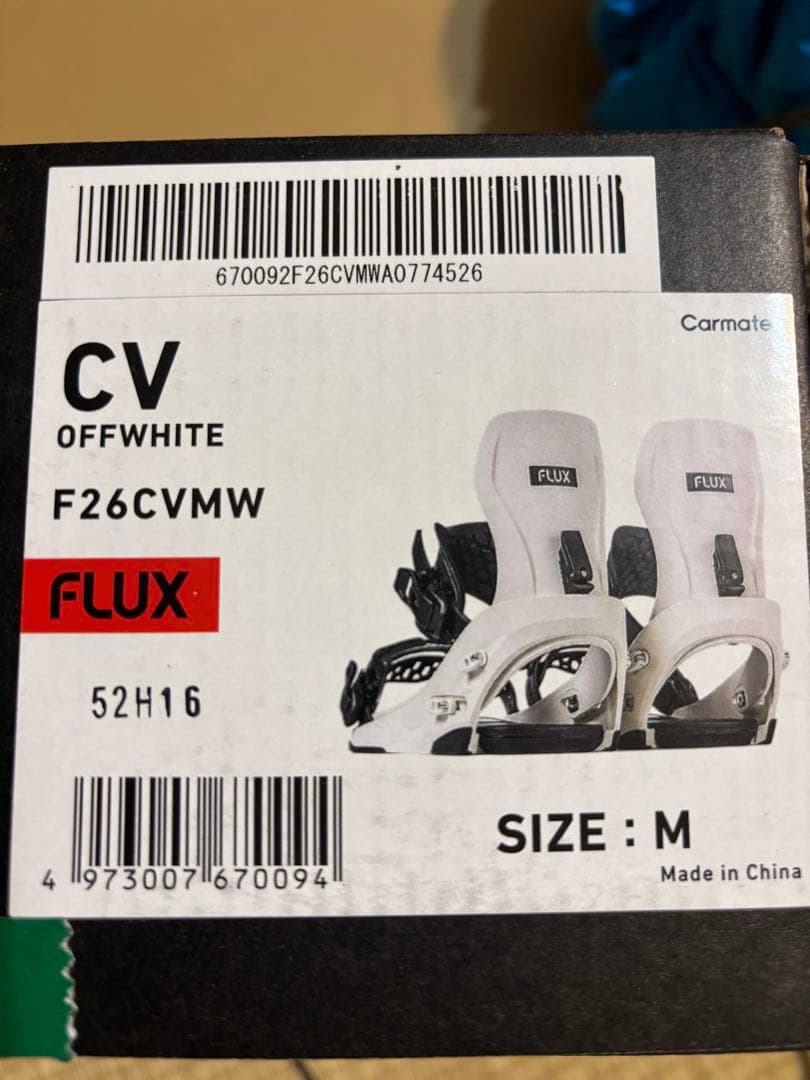 美品　25-26 FLUX CV OFF WHITE SIZE:M