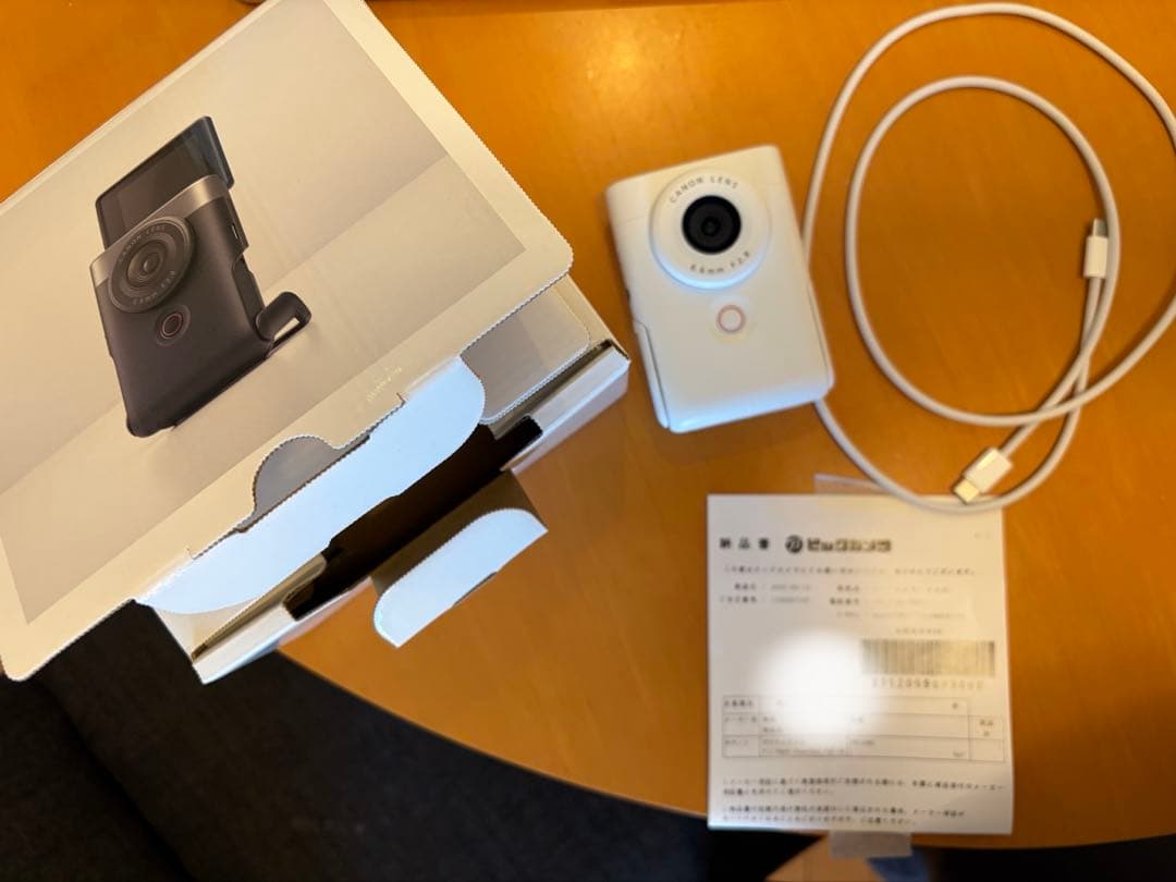 10/8まで　未使用　canon vlog コンデジ　powershot v10