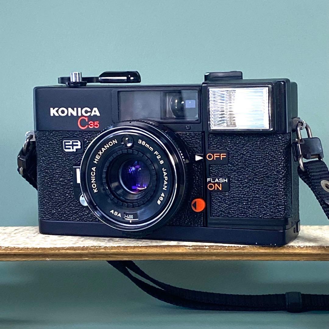 【作動保証1ヶ月】　整備済、完動品/ コニカ Konica C35 EF
