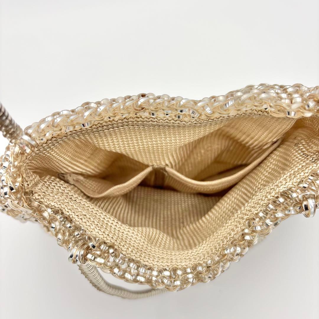 レア✨　ANTEPRIMA アンテプリマ ハンドバッグ　ワイヤーバッグ　ゴールド