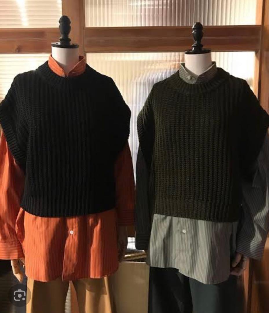 CRISTASEYA ニット ベスト ◆ ジレ seya. クリスタセヤ