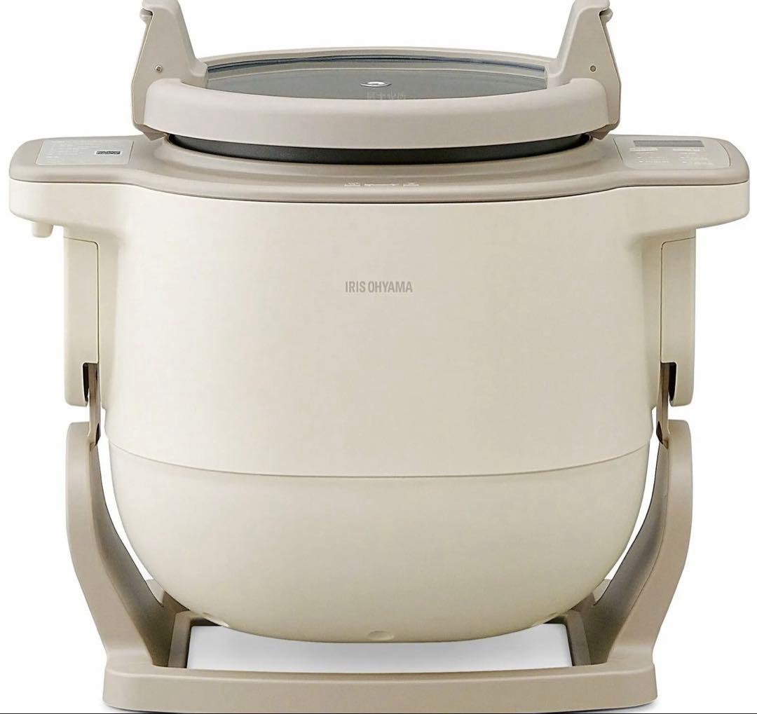 【新品】IRISOYAMA シェフドラムDAC-IB2-C 自動かくはん式調理鍋