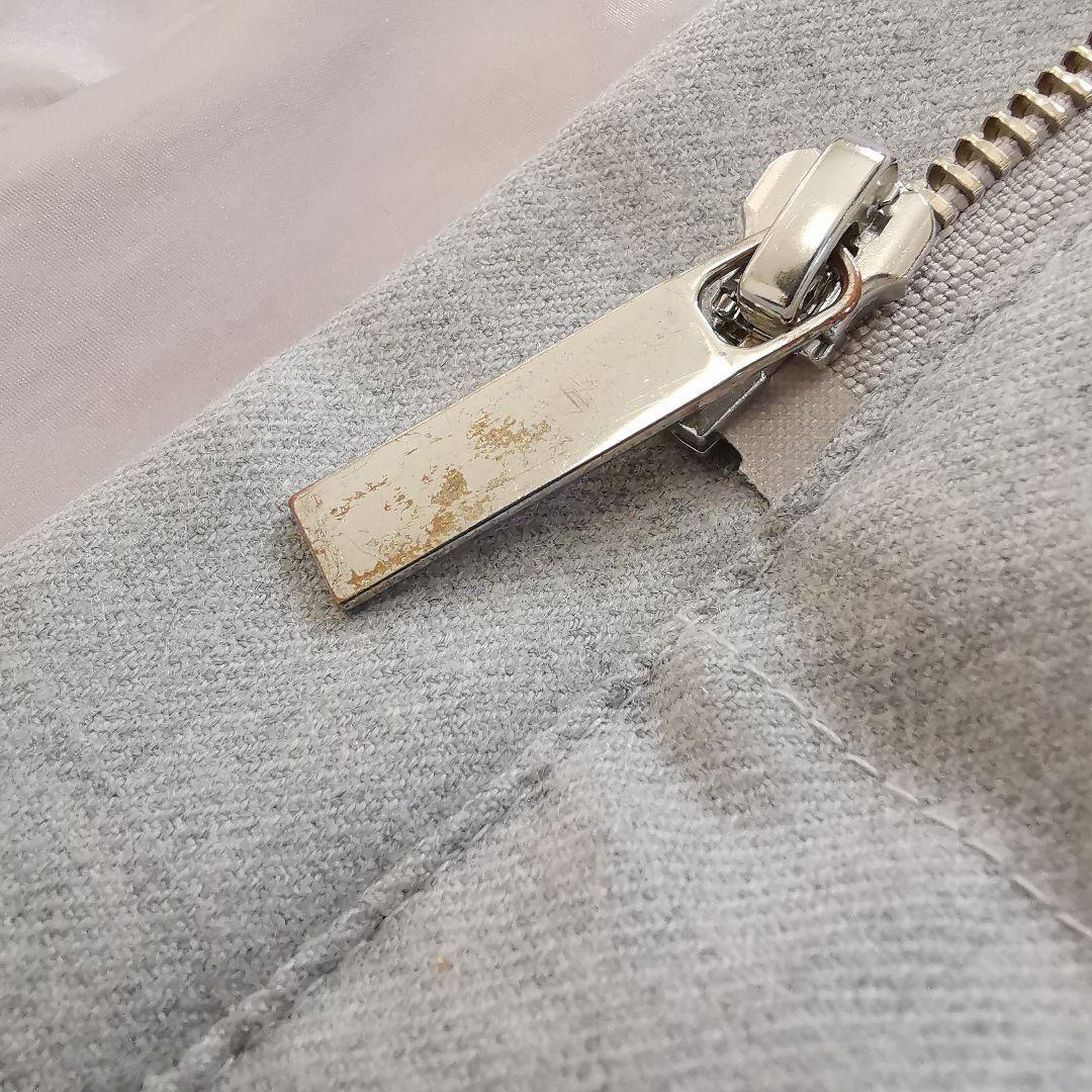 ANAYI フォックス ファー ロング ダウン コート アナイ ライトグレー M