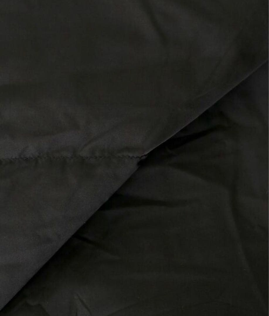 ルクールブラン　プリーツレイヤードフードショートダウン