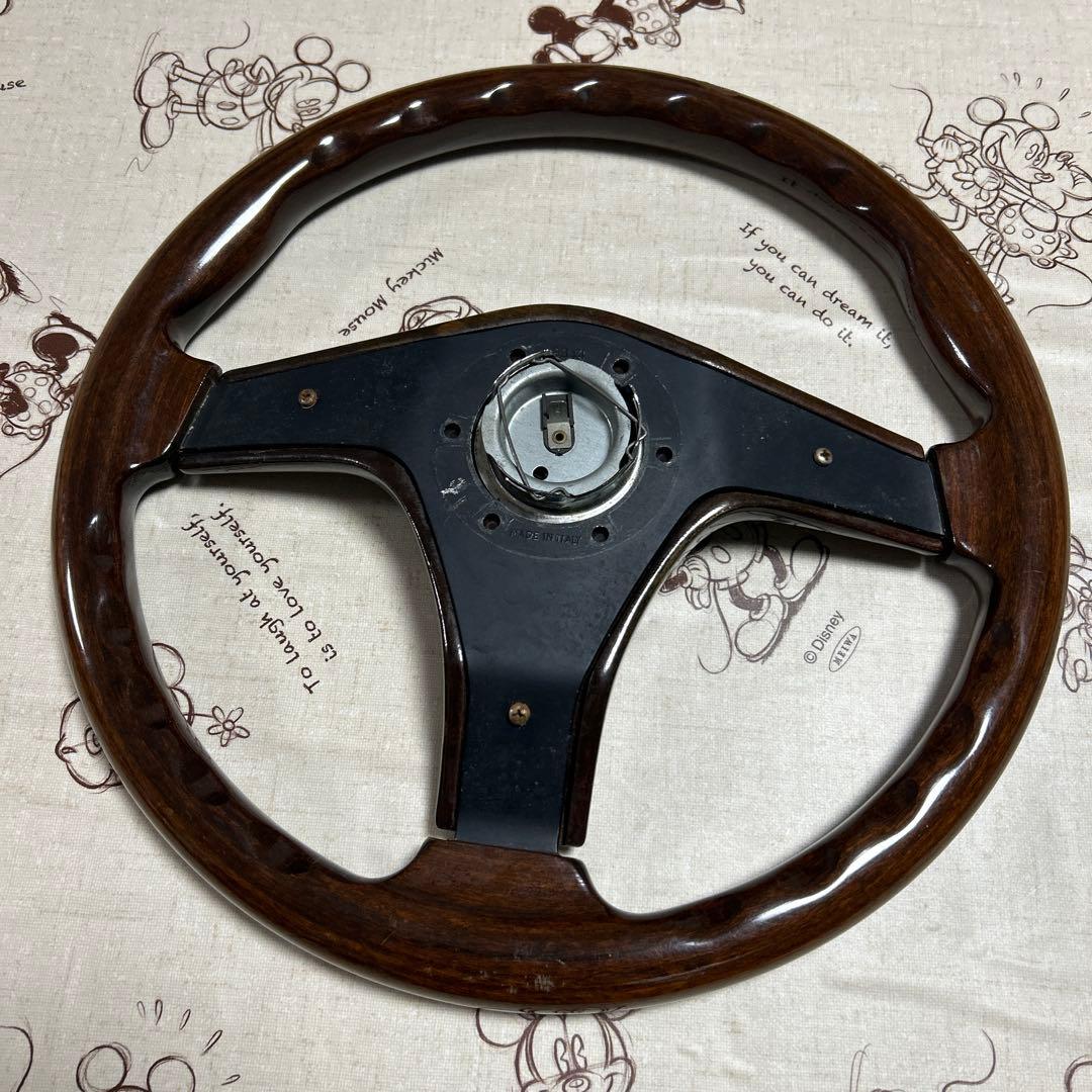 ナルディー　ウッド製 3スポーク ステアリング 本体