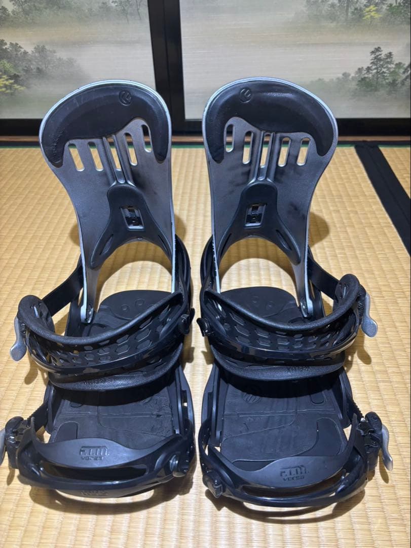 ブラック スノーボード ビンディング フリーサイズ