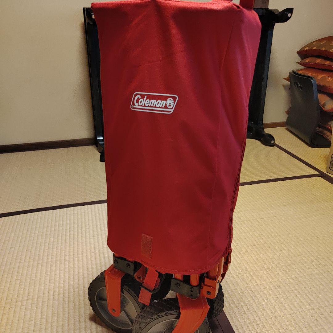 Coleman 折りたたみキャリーカート 赤