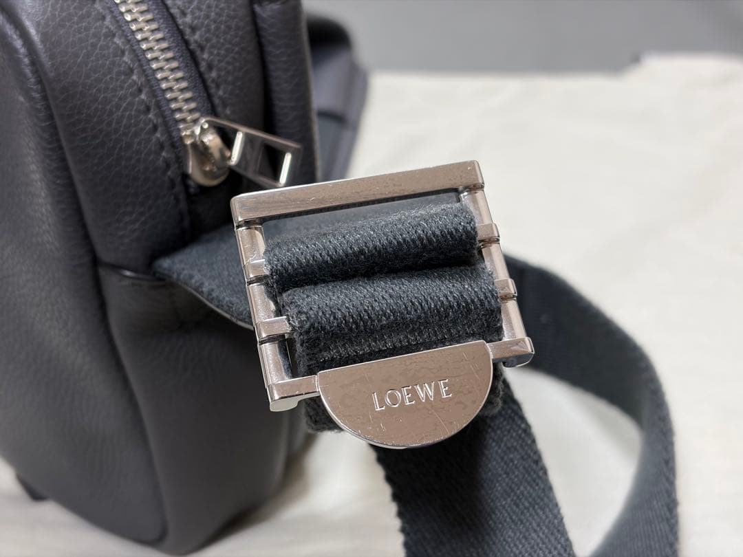 【ヴィルつてと】LOEWE ロエベ ミリタリー メッセンジャーバッグ XS